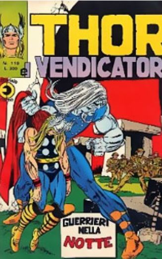 Thor (en italien : Il mitico Thor - Editoriale Corno) - tome 119 - Guerrieri nella notte