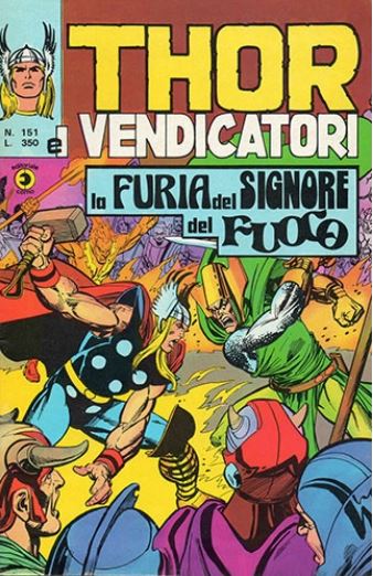 Thor (en italien : Il mitico Thor - Editoriale Corno) - tome 151 - La furia del Signore del Fuoco