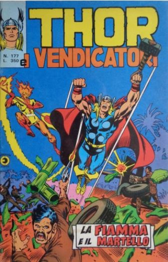 Thor (en italien : Il mitico Thor - Editoriale Corno) - tome 177 - La fiamma e il martello
