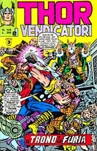 Thor (en italien : Il mitico Thor - Editoriale Corno) - tome 179 - Il trono e la furia