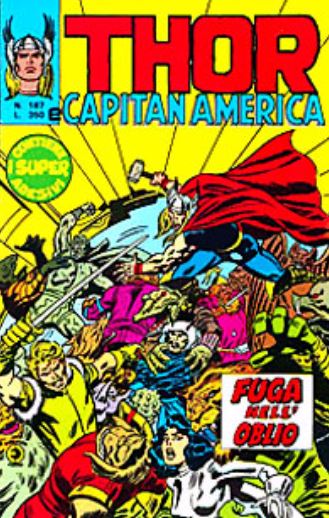Thor (en italien : Il mitico Thor - Editoriale Corno) - tome 187 - Fuga nell'oblio