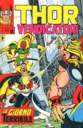 Thor (en italien : Il mitico Thor - Editoriale Corno) - tome 218 - Il giorno terribile