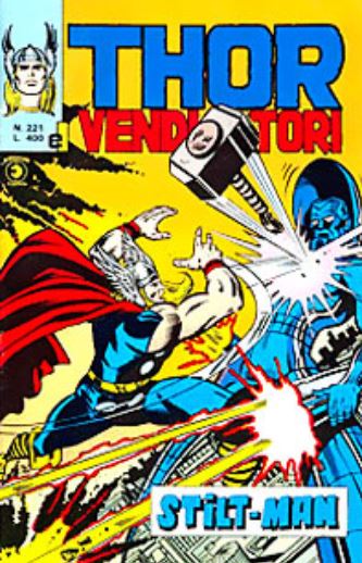 Thor (en italien : Il mitico Thor - Editoriale Corno) - tome 221 - Stilt-man