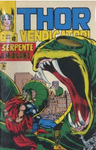 Thor (en italien : Il mitico Thor - Editoriale Corno) - tome 225 - Il serpente di Midgard