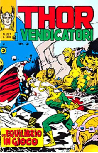 Thor (en italien : Il mitico Thor - Editoriale Corno) - tome 227 - Un equilibrio in gioco