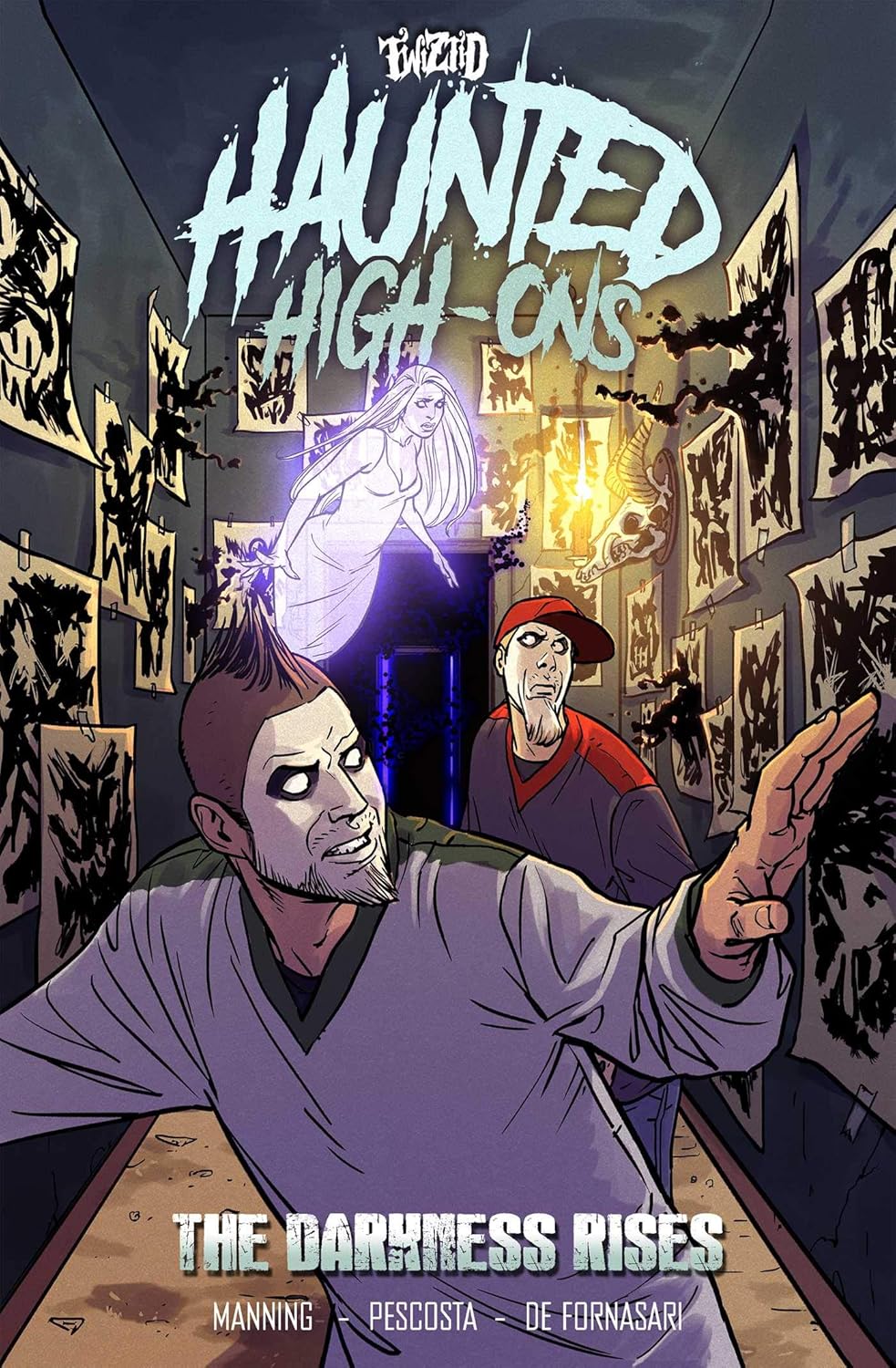 Haunted High-Ons : The Darkness Rises (2019)(V.O. anglais) - tome 1 - Haunted High-Ons : The Darkness Rises (TPB)