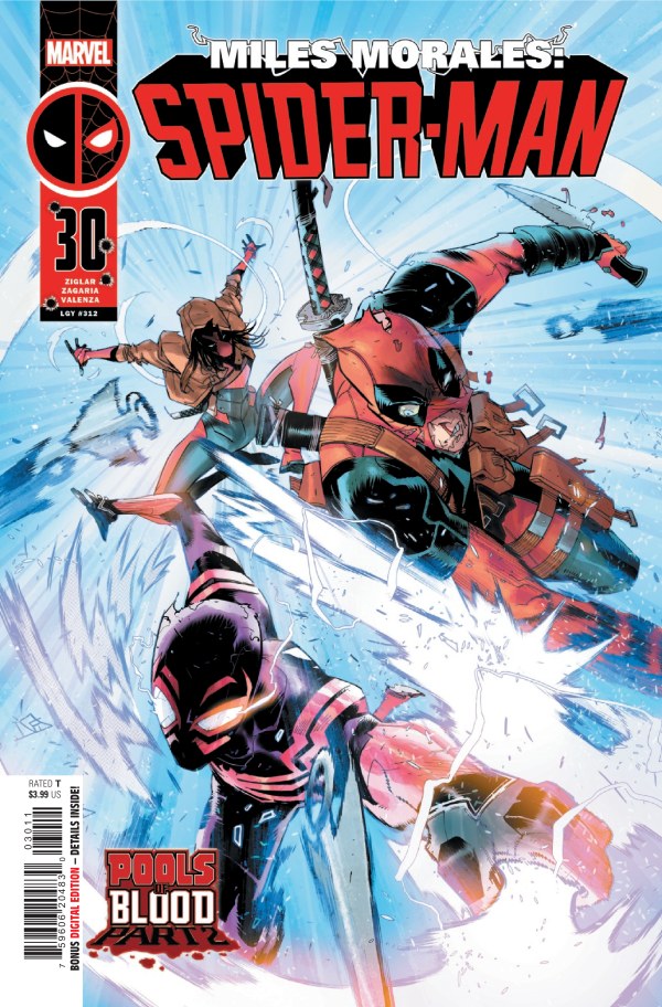 Miles Morales : Spider-Man (2022)(V.O. anglais) - tome 30 - Pools of Blood, Part 2 (LGY#312)