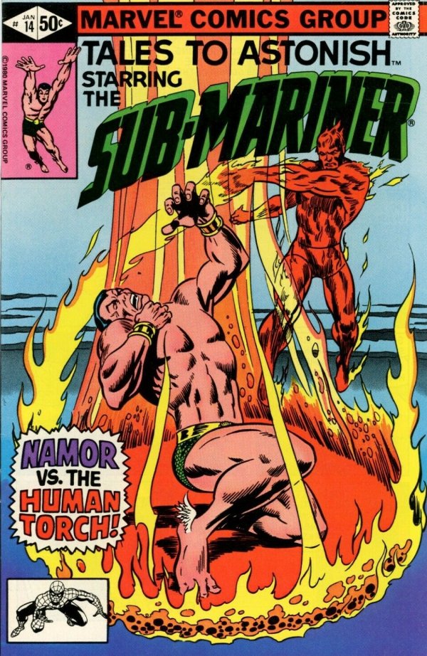 Tales To Astonish (1979)(V.O. anglais) - tome 14 - Namor Vs. The Human Torch