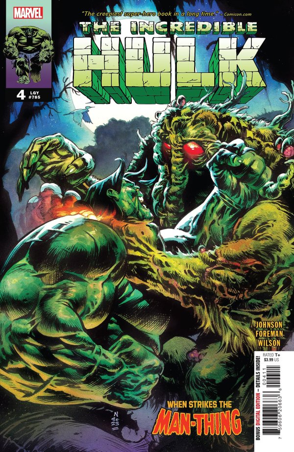 The Incredible Hulk (2023)(V.O. anglais) - tome 4 - Riddle of the Man-Thing, Part 1 (LGY#785)