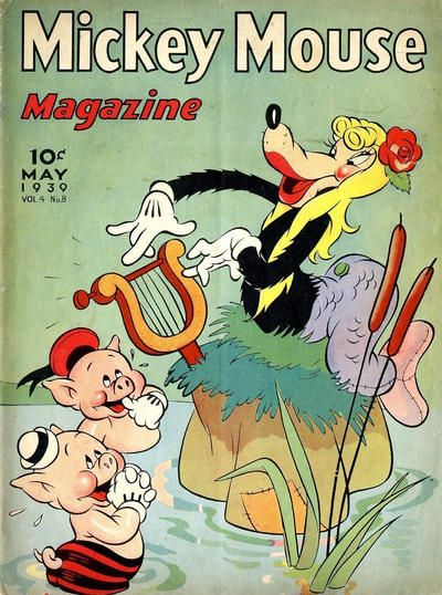 Mickey Mouse Magazine (1935)(V.O. anglais) - tome 44 - Mickey Mouse magazine, Vol.4 n°8