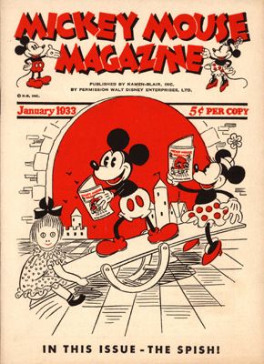 Mickey Mouse Magazine (1933)(V.O. anglais) - Mickey Mouse Magazine, Vol. 1 n°1