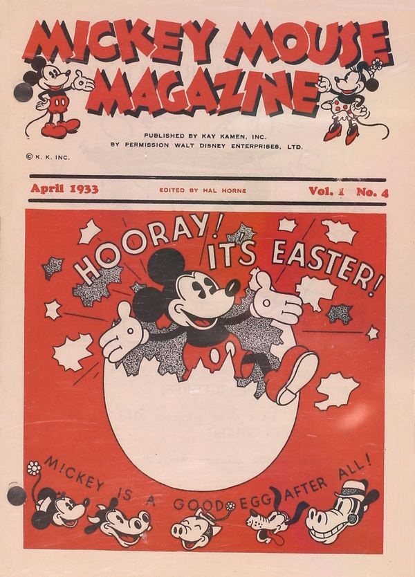 Mickey Mouse Magazine (1933)(V.O. anglais) - Mickey Mouse Magazine, Vol. 1 n°4