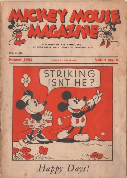Mickey Mouse Magazine (1933)(V.O. anglais) - Mickey Mouse Magazine, Vol. 1 n°8