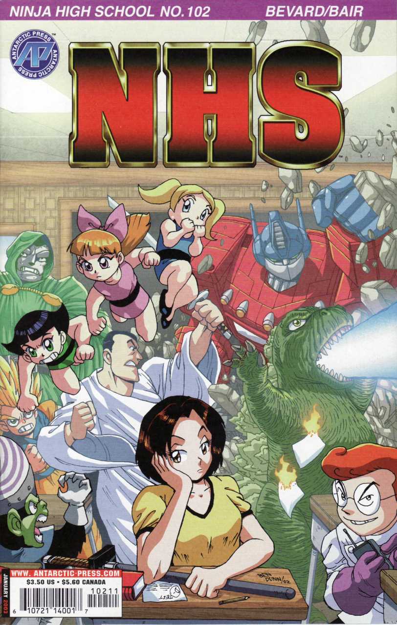 Ninja High School (1986)(V.O. anglais) - tome 102 - Brainstorm! Finding the Bully's Weakness!