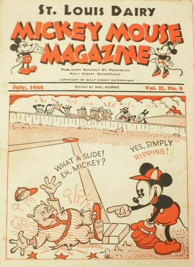 Mickey Mouse Magazine (1933)(V.O. anglais) - tome 21 - Mickey Mouse magazine, Vol.II n°9