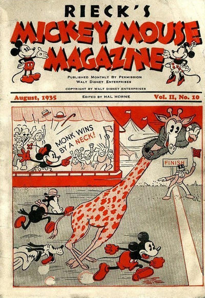 Mickey Mouse Magazine (1933)(V.O. anglais) - tome 22 - Mickey Mouse magazine, Vol.II n°10