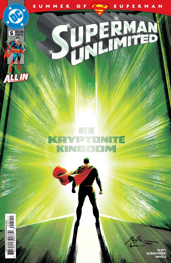 Superman Unlimited (2025)(V.O. anglais) - tome 5 - Into the Heart of the Kryptonite Kingdom! Part 1 : Man of Gold