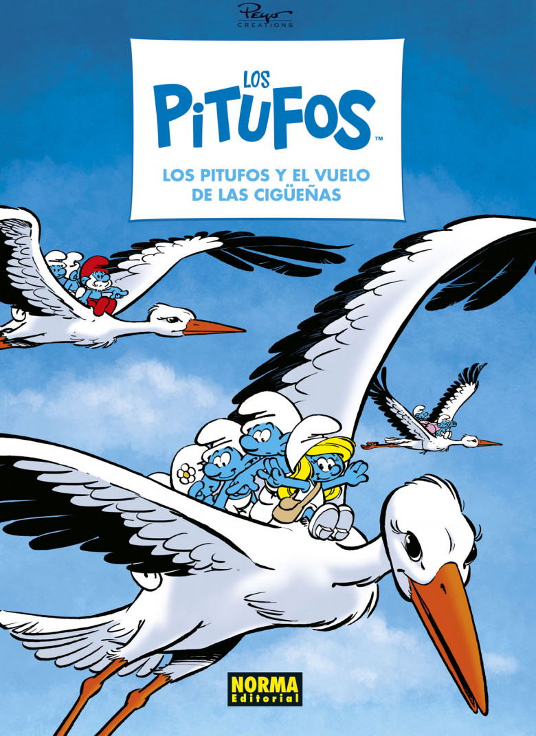 Les Schtroumpfs (En espagnol : Los Pitufos) - tome 39 - Los Pitufos y el vuelo de las cigüeñas