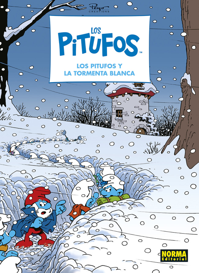 Les Schtroumpfs (En espagnol : Los Pitufos) - tome 40 - Los Pitufos y la tormenta blanca