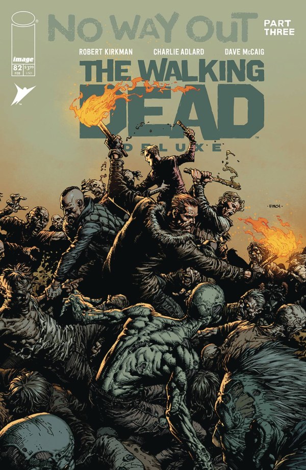 The Walking Dead Deluxe (2020)(V.O. anglais) - tome 82 - No Way Out, Part 3