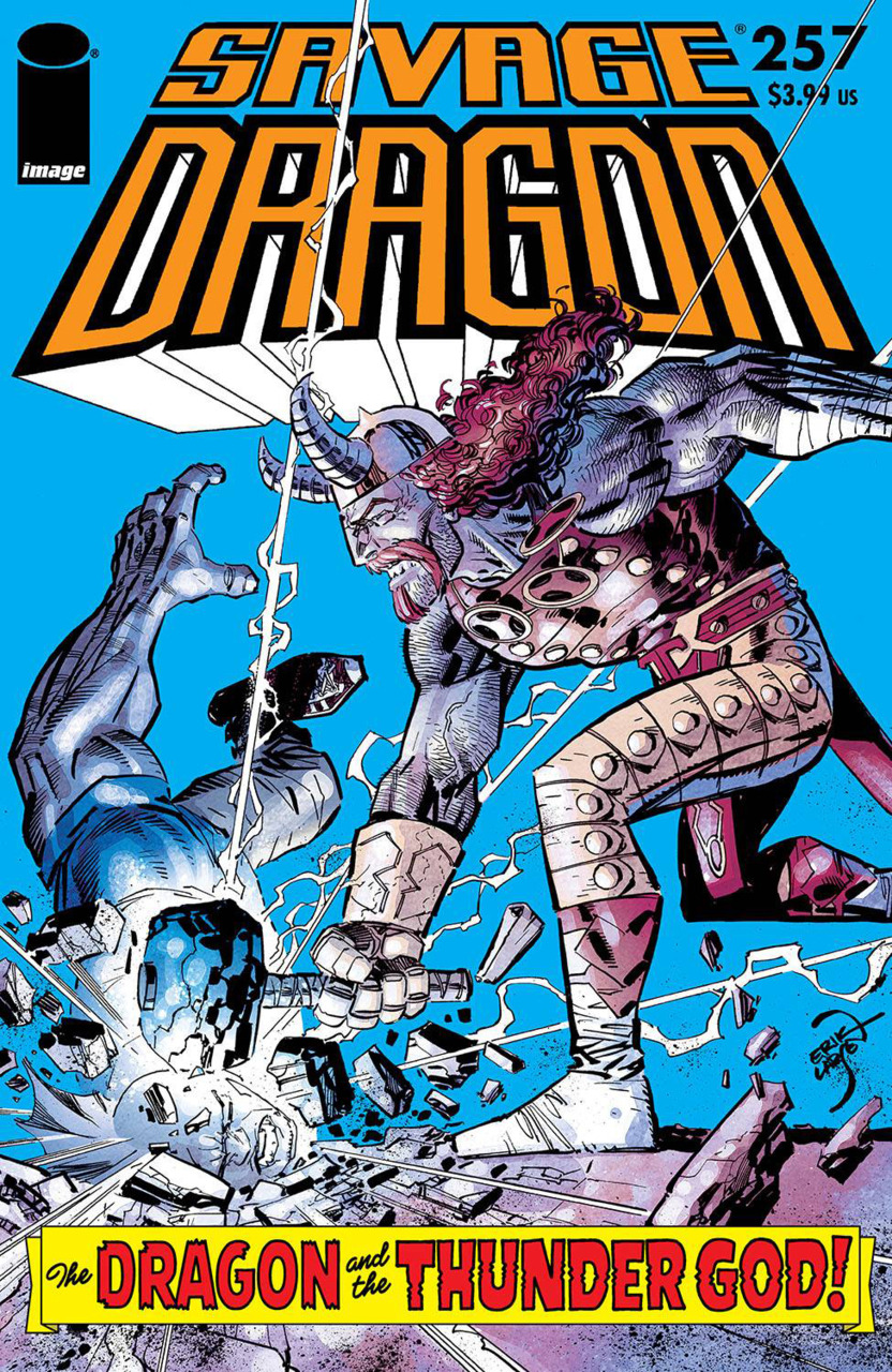 Savage Dragon (1993)(V.O. anglais) - tome 257 - The Dragon and the Thunder God!