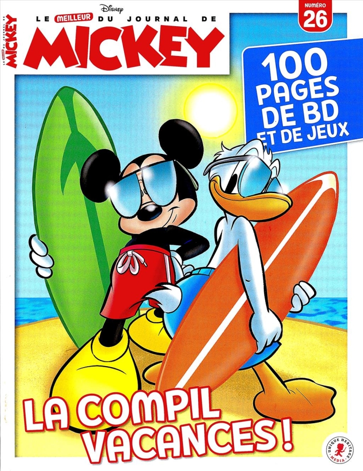 Le meilleur du journal de Mickey - tome 26 - La compil vacances !