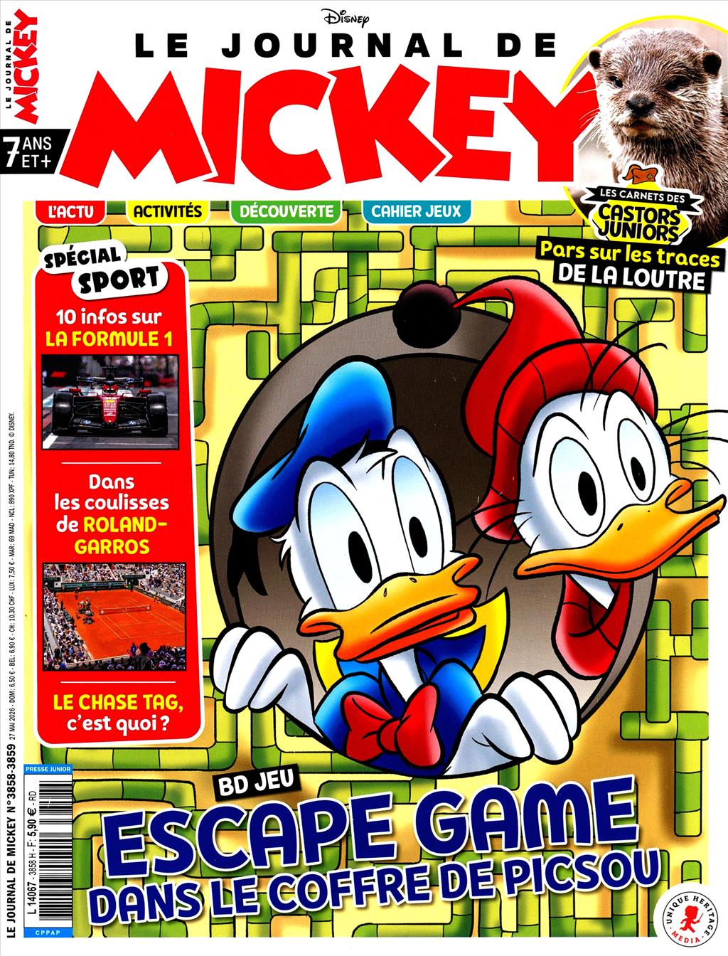 Le journal de Mickey (Nouvelle série) - Le journal de Mickey n°3858-3859