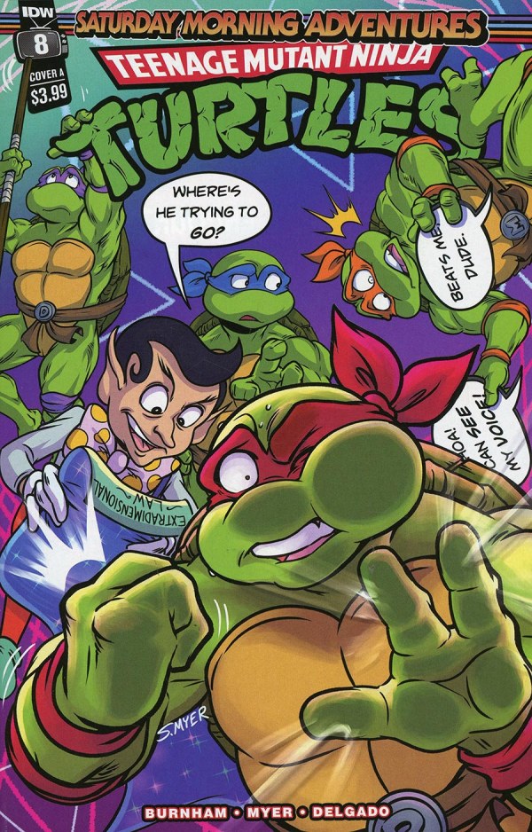 Teenage Mutant Ninja Turtles : Saturday Morning Adventures (2023)(V.O anglais) - tome 8 - A Far-Out Encounter of the Ogg Kind