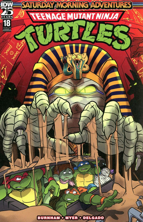 Teenage Mutant Ninja Turtles : Saturday Morning Adventures (2023)(V.O anglais) - tome 18 - Mystery at the Museum, Part 2 : That's a Wrap for Ptah