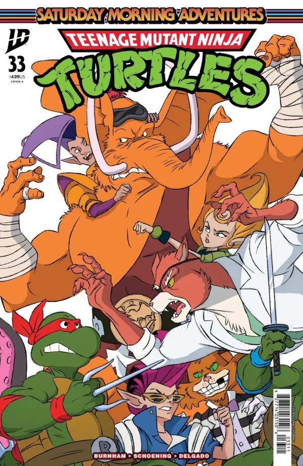 Teenage Mutant Ninja Turtles : Saturday Morning Adventures (2023)(V.O anglais) - tome 33 - Perils of the Pantheon, Part 1 : What's the Frequency, Mikey?