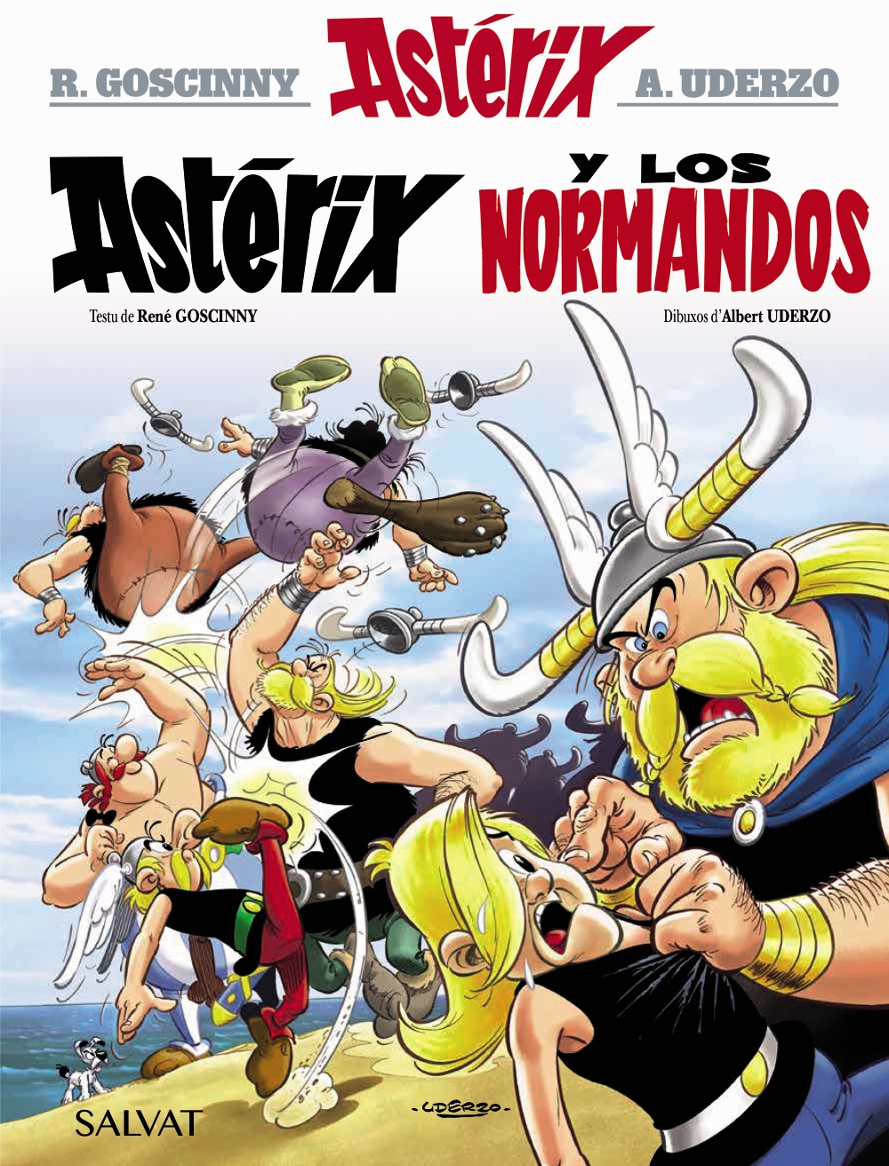 Astérix (En asturien) - tome 9 - Astérix y los normandos