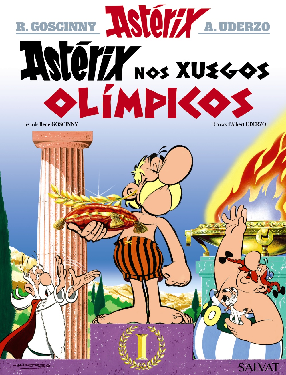 Astérix (En asturien) - tome 12 - Astérix nos Xuegos Olímpicos
