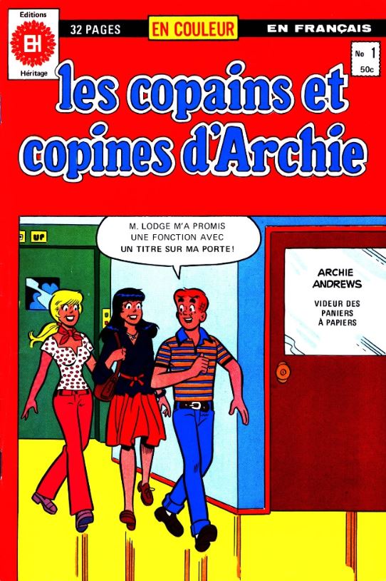 Archie - Les copains et les copines d'Archie (éditions Héritage) - Les copains et les copines d'Archie n°1
