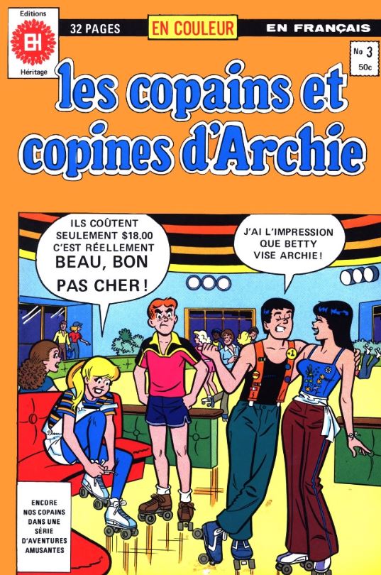 Archie - Les copains et les copines d'Archie (éditions Héritage) - Les copains et les copines d'Archie n°3