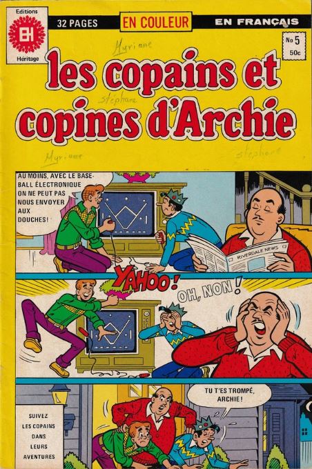 Archie - Les copains et les copines d'Archie (éditions Héritage) - Les copains et les copines d'Archie n°5
