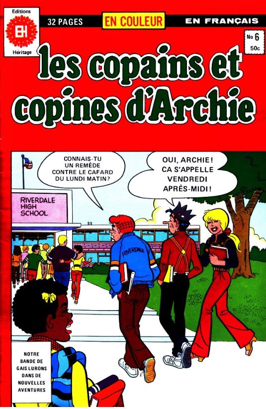 Archie - Les copains et les copines d'Archie (éditions Héritage) - Les copains et les copines d'Archie n°6