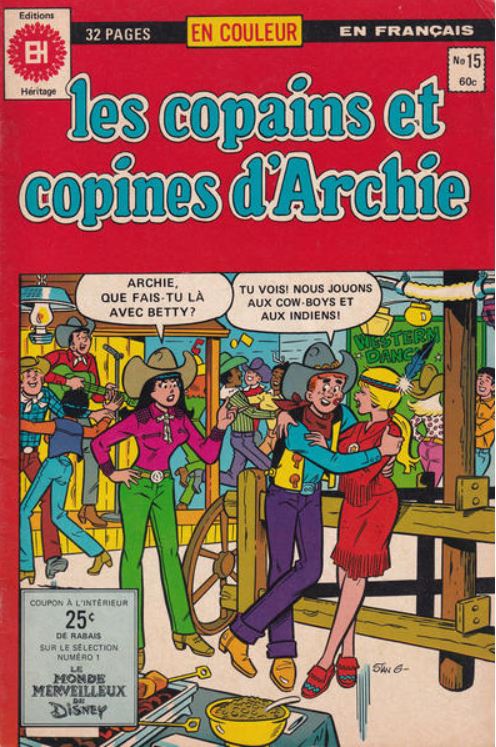 Archie - Les copains et les copines d'Archie (éditions Héritage) - Les copains et les copines d'Archie n°15