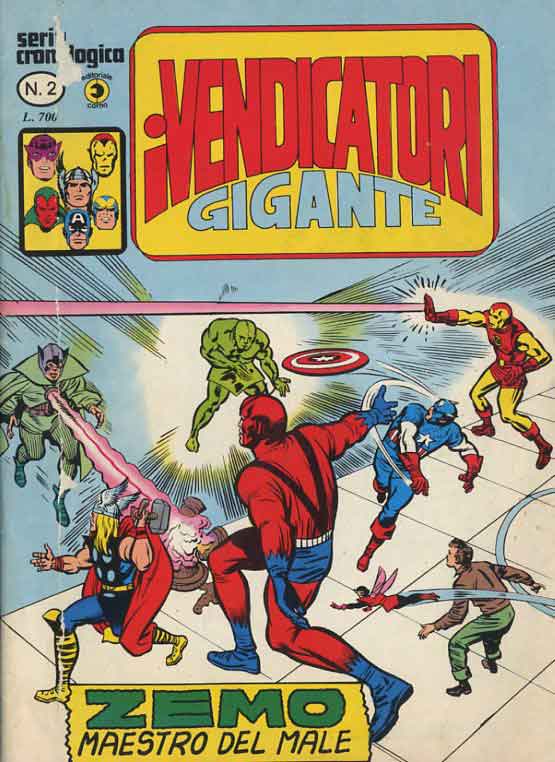 Avengers (En italien : I Vendicatori - Gigante, Editoriale Corno) - tome 2 - Zemo maestro del male