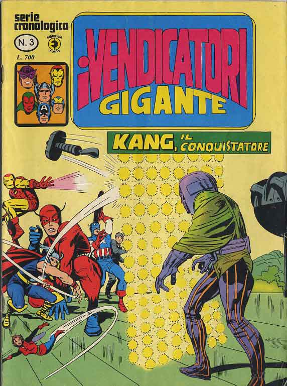 Avengers (En italien : I Vendicatori - Gigante, Editoriale Corno) - tome 3 - Kang, il conquistatore