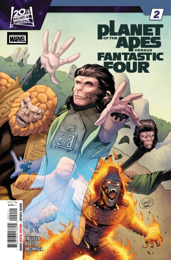 Planet of the Apes vs. Fantastic Four (2024)(V.O. anglais) - Planet of the Apes vs. Fantastic Four n°2