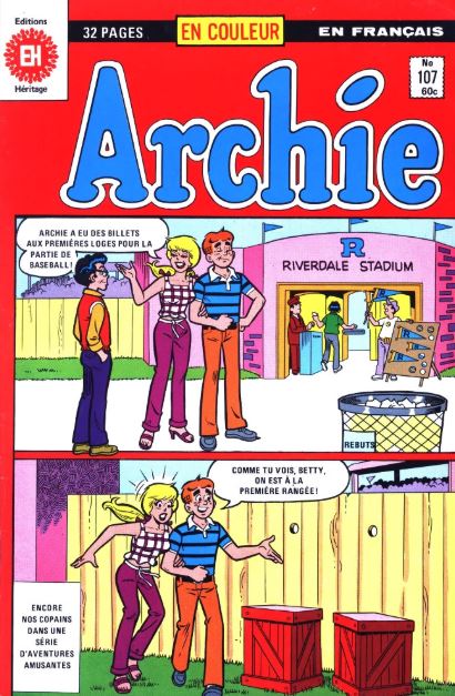 Archie (éditions Héritage) - Archie n°107