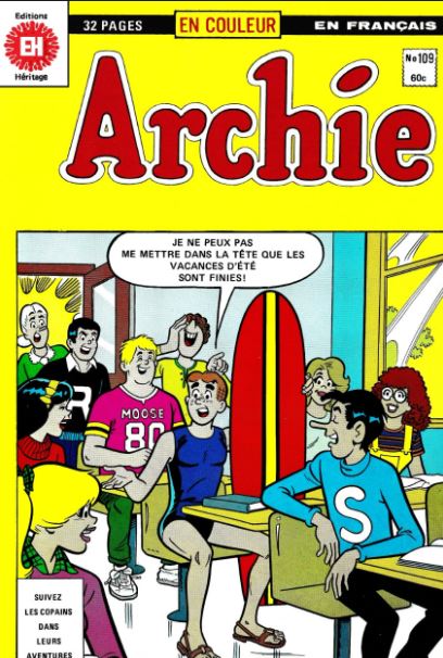Archie (éditions Héritage) - Archie n°109