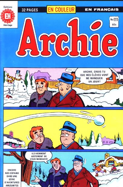 Archie (éditions Héritage) - Archie n°111