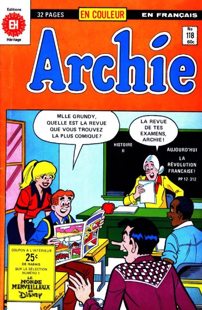 Archie (éditions Héritage) - Archie n°118