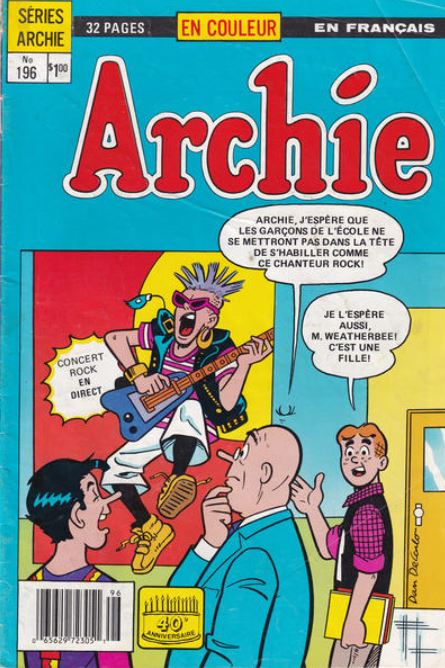 Archie (éditions Héritage) - Archie n°196